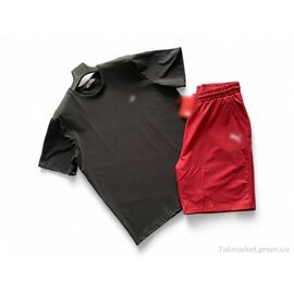 Фотография Костюм мужской Лето A007-2 black-red (5 шт. р.сетка 2XL-5XL) "Verton" недорого оптом от прямого поставщика