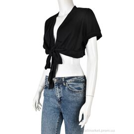 Фотография Болеро женское Лето B0142-1 (11340) black (6 шт. р.сетка L-2XL) "Obuvok" недорого оптом от прямого поставщика