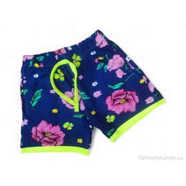 Фотография Шорты детские Лето 11002 прінт троянда (5 шт. р.сетка 1-5) "Kids-modnik" недорого оптом от прямого поставщика