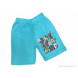Фотография Шорты детские Лето 2337 бірюзовий (5 шт. р.сетка 3-7) "Kids-modnik" недорого оптом от прямого поставщика
