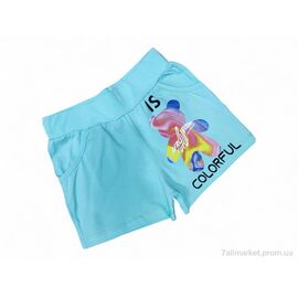 Фотография Шорты детские Лето 18160 бірюзовий (5 шт. р.сетка 8-12) "Kids-modnik" недорого оптом от прямого поставщика