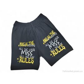 Фотография Шорты детские Лето 126 чорно-жовтий (5 шт. р.сетка 5-9) "Kids-modnik" недорого оптом от прямого поставщика