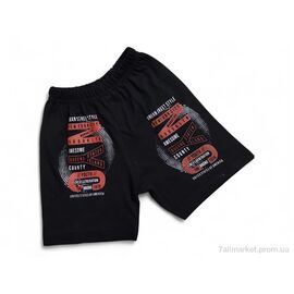 Фотография Шорты детские Лето 126 чорно-червоний (5 шт. р.сетка 5-9) "Kids-modnik" недорого оптом от прямого поставщика