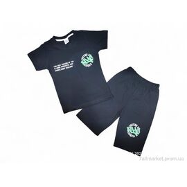 Костюм дитячий Літо 6682 чорний (6 шт. р.сітка4-10) "Kids-modnik" недорого оптом від прямого постачальника