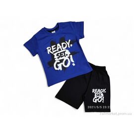 Костюм дитячий Літо 8170 електрик (4 шт. р.сітка2-5) "Kids-modnik" недорого оптом від прямого постачальника