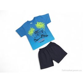 Костюм дитячий Літо 2039 синій (4 шт. р.сітка2-5) "Kids-modnik" недорого оптом від прямого постачальника