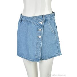 Фотография Юбка-шорты женская Лето 302-7146 blue (6 шт. р.сетка 34-40) "Rina Jeans" недорого оптом от прямого поставщика
