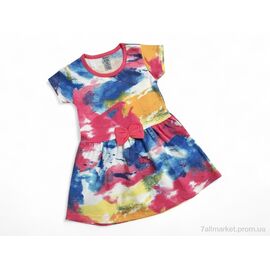 Фотография Платье детское Лето 1724 різнокольоровий синій (5 шт. р.сетка 3-7) "Kids-modnik" недорого оптом от прямого поставщика