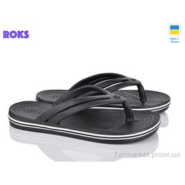 В'єтнамки жіночі Літо 257 чорний (8 пар р.37-41) "Roks" недорого оптом від прямого постачальника
