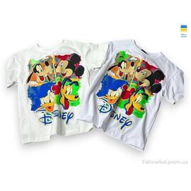 Фотография Футболка детская Лето 010-1 білий (104р) (1 шт. р.сетка One size) "Mimicoo" недорого оптом от прямого поставщика