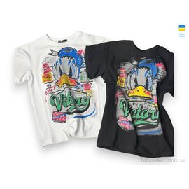Фотография Футболка детская Лето 015-2 чорний (104р) (1 шт. р.сетка One size) "Mimicoo" недорого оптом от прямого поставщика
