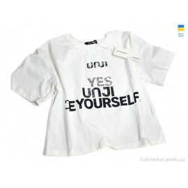 Фотография Футболка детская Лето 030 білий (110р) (1 шт. р.сетка One size) "Mimicoo" недорого оптом от прямого поставщика