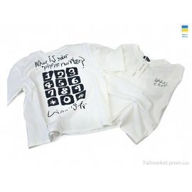Футболка дитяча Літо 035 білий (122р) (1 шт. р.сіткаOne size) "Mimicoo" недорого оптом від прямого постачальника