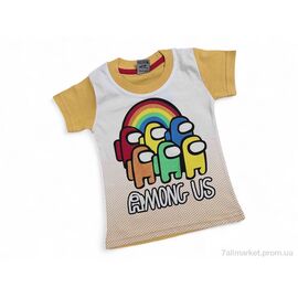 Фотография Футболка детская Лето 4537-1 жовтий (4 шт. р.сетка 13-16) "Kids-modnik" недорого оптом от прямого поставщика