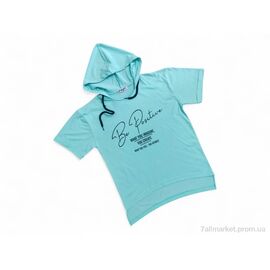 Фотография Футболка детская Лето 2031 св.бірюзовий (4 шт. р.сетка 13-16) "Kids-modnik" недорого оптом от прямого поставщика
