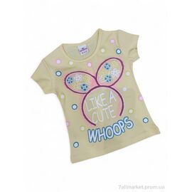 Фотография Футболка детская Лето 4084 жовтий (4 шт. р.сетка 1-4) "Kids-modnik" недорого оптом от прямого поставщика