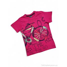Фотография Футболка детская Лето 3055 червоний (5 шт. р.сетка 8-12) "Kids-modnik" недорого оптом от прямого поставщика