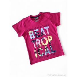 Фотография Футболка детская Лето 3125 червоний (5 шт. р.сетка 8-12) "Kids-modnik" недорого оптом от прямого поставщика