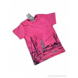 Фотография Футболка детская Лето Ф2030 червоний (5 шт. р.сетка 3-7) "Kids-modnik" недорого оптом от прямого поставщика