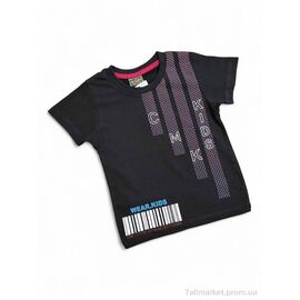 Фотография Футболка детская Лето 3130 чорний (5 шт. р.сетка 3-7) "Kids-modnik" недорого оптом от прямого поставщика