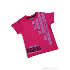 Фотография Футболка детская Лето 3130 червоний (5 шт. р.сетка 3-7) "Kids-modnik" недорого оптом от прямого поставщика