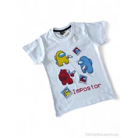 Фотография Футболка детская Лето 3170 білий (5 шт. р.сетка 3-7) "Kids-modnik" недорого оптом от прямого поставщика