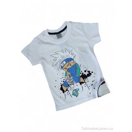 Фотография Футболка детская Лето 4384 білий (4 шт. р.сетка 5-8) "Kids-modnik" недорого оптом от прямого поставщика