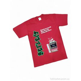 Фотография Футболка детская Лето 104-1 червоний (3 шт. р.сетка 13-15) "Kids-modnik" недорого оптом от прямого поставщика