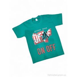 Фотография Футболка детская Лето 102 зелений (5 шт. р.сетка 4-8) "Kids-modnik" недорого оптом от прямого поставщика
