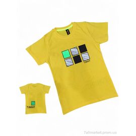 Фотография Футболка детская Лето 21048 жовтий (4 шт. р.сетка 9-12) "Kids-modnik" недорого оптом от прямого поставщика