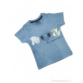 Фотография Футболка детская Лето 180065 сірий (5 шт. р.сетка 3-12) "Kids-modnik" недорого оптом от прямого поставщика