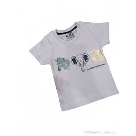 Фотография Футболка детская Лето 180065 капучіно (5 шт. р.сетка 3-12) "Kids-modnik" недорого оптом от прямого поставщика
