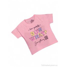 Фотография Футболка детская Лето 110010 персиковий (5 шт. р.сетка 3-7) "Kids-modnik" недорого оптом от прямого поставщика