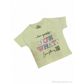 Фотография Футболка детская Лето 110010 жовтий (5 шт. р.сетка 3-7) "Kids-modnik" недорого оптом от прямого поставщика