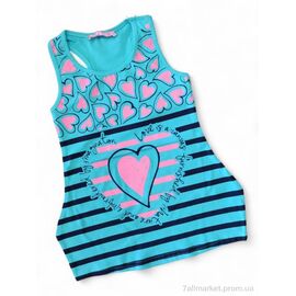 Фотография Футболка детская Лето 6234 бірюзовий (4 шт. р.сетка 6-9) "Kids-modnik" недорого оптом от прямого поставщика