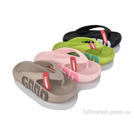 В'єтнамки жіночі Літо Вьетнамки Ж 525 mix (6 пар р.36-41) "Progress" недорого оптом від прямого постачальника