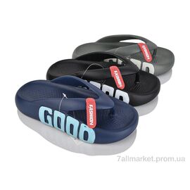 Фотография Вьетнамки мужские Лето Вьетнамки М 526 mix (6 пар р.40-45) "Progress" недорого оптом от прямого поставщика