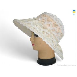 Фотография Шляпа женская Лето 0014 мереживо (5 шт. р.сетка 56-62) "Mabi" недорого оптом от прямого поставщика