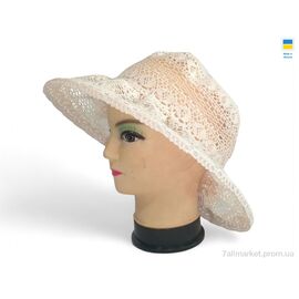 Фотография Шляпа женская Лето 0015 мереживо (5 шт. р.сетка 56-62) "Mabi" недорого оптом от прямого поставщика