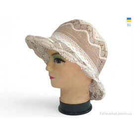 Капелюх жіночий Літо 0018 мереживо (5 шт. р.сітка56-62) "Mabi" недорого оптом від прямого постачальника