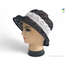 Капелюх жіночий Літо 0019 мереживо (5 шт. р.сітка56-62) "Mabi" недорого оптом від прямого постачальника