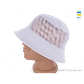 Фотография Панама зимняя женская Лето 0042 білий (4 шт. р.сетка 56-62) "Mabi" недорого оптом от прямого поставщика
