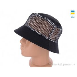 Фотография Панама зимняя женская Лето 0041 чорний (4 шт. р.сетка 56-62) "Mabi" недорого оптом от прямого поставщика