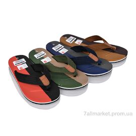 В'єтнамки чоловічі Літо SU10623 mix (12 пар р.40-45) "Soylu" недорого оптом від прямого постачальника