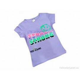 Футболка дитяча Літо 11006 бузковий (4 шт. р.сітка5-8) "Kids-modnik" недорого оптом від прямого постачальника