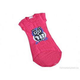 Фотография Футболка детская Лето 1058 кораловий (4 шт. р.сетка 3-6) "Kids-modnik" недорого оптом от прямого поставщика