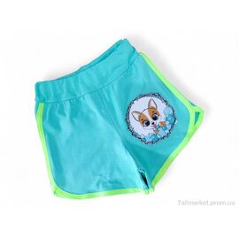 Фотография Шорты детские Лето 1733 бірюзовий (4 шт. р.сетка 5-8) "Kids-modnik" недорого оптом от прямого поставщика