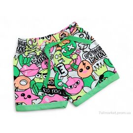 Фотография Шорты детские Лето 4838 мікс зелений (5 шт. р.сетка 3-7) "Kids-modnik" недорого оптом от прямого поставщика