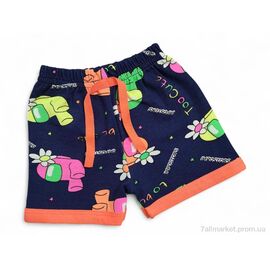 Фотография Шорты детские Лето 4838 синьо-помаранчевий (5 шт. р.сетка 3-7) "Kids-modnik" недорого оптом от прямого поставщика
