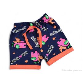 Фотография Шорты детские Лето 4838-1 синьо-помаранчевий (5 шт. р.сетка 3-7) "Kids-modnik" недорого оптом от прямого поставщика